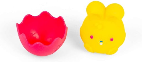 Schylling NeeDoh Bunnies & Chicks - Sensory Toys with a Satisfying Dough Filling - A Mix of Squishable Bunnies and Chicks - Ages 3 and Up - One Random Design