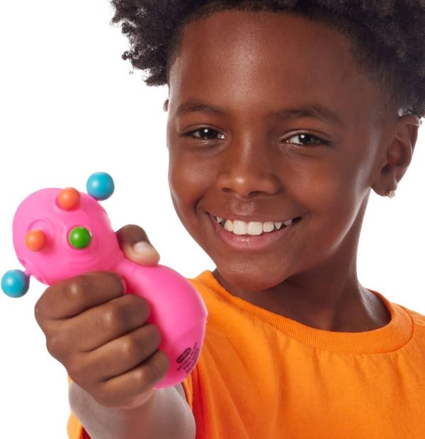 Schylling NeeDoh Panic Pete - Sensory Squeeze Toy - Popping Eyes. Ears & Nose - 4 Tall - Color May Vary (Pack of 1)