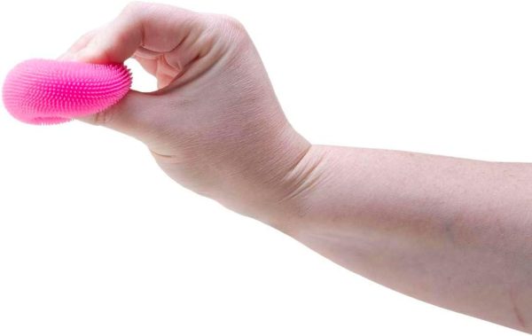 Schylling NeeDoh Teenie Fuzz Ball 4 Pack - Sensory Squeeze Toy - 1.5 in Diameter - Colors May Vary