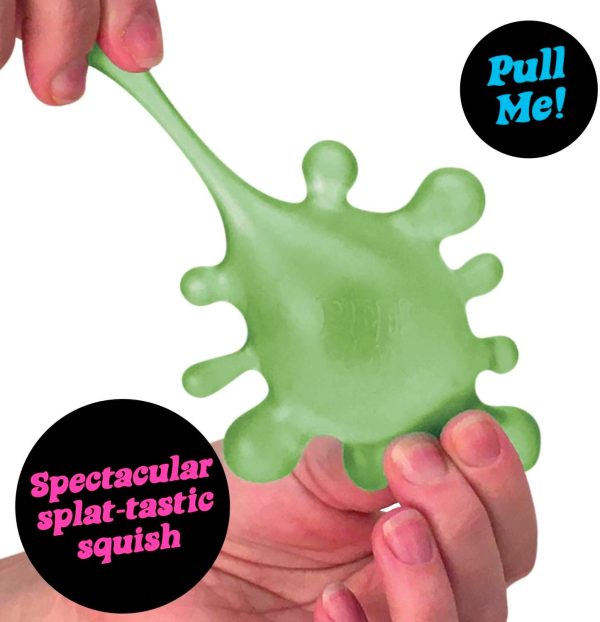 Schylling NeeDoh SplootSplat -The Splat that Sploots - Sensory Toy to Squish. Squeeze. and Pull - Color May Vary (1 Per Pack)