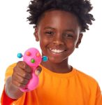 Schylling NeeDoh Panic Pete - Sensory Squeeze Toy - Popping Eyes. Ears & Nose - 4 Tall - Color May Vary (Pack of 1)