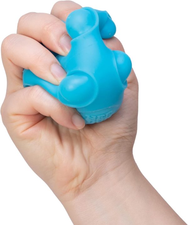 Schylling NeeDoh Happy Snappy Ball - Sensory Squeeze Toy - Air Filled Perfect Pop - 2.5 Wide - Color May Vary (Pack of 1)
