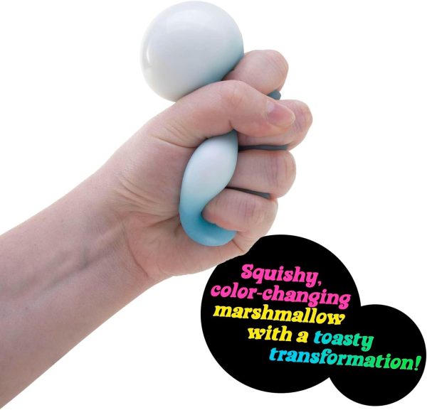 Schylling NeeDoh Mello Mallo - Sensory Toy with a Satisfying Dough Filling - Changes Color in the Sun - Color May Vary (1 Per Pack)