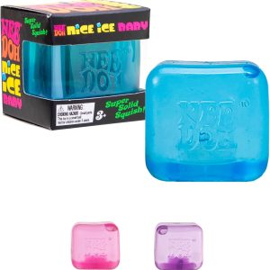 Schylling NeeDoh Nice Ice Baby - 1.25 Cube - Color May Vary (Pack of 1) | Sensory Squeeze Toy with Super Solid Squish