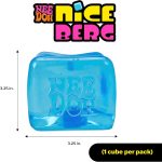 Schylling NeeDoh Nice Berg - Giant NeeDoh Nice Cube - Sensory Squeeze Toy with a Super Solid Squish (Pack of 1)