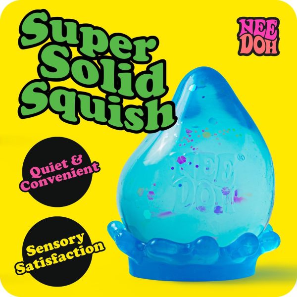 Schylling NeeDoh Dream Drop - Sensory Squeeze Toy with Dreamy Smooth Squeeze - 3 Tall - Color May Vary (Pack of 1)
