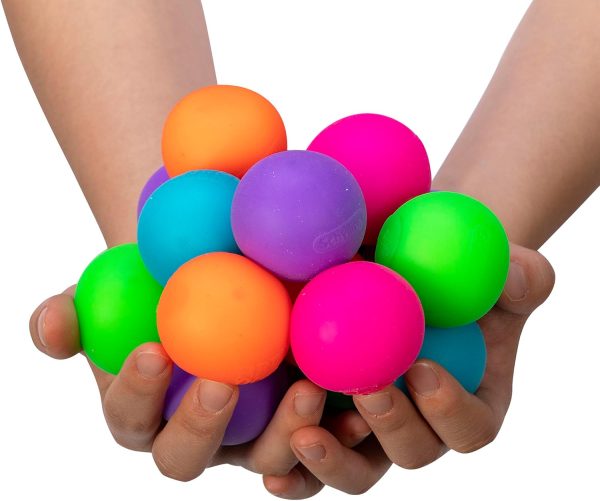 Schylling NeeDoh Teenie Gobs of Globs - Sensory Squeeze Toy - Contains 18 Mini Groovy Globs - 1.25 Wide - Multicolored