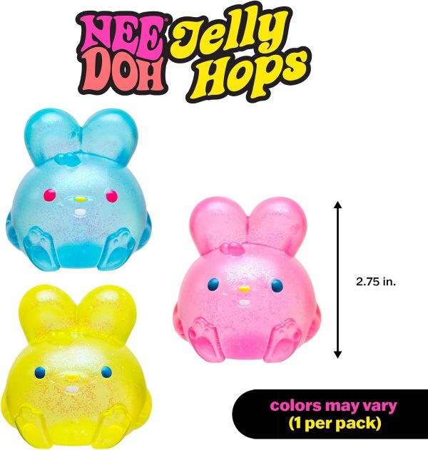 Schylling Needoh Jelly Hops - Sensory Squeeze Toy - Colors May Vary