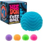 Schylling NeeDoh Fuzz Ball Wonder Waves - Squeeze Toy with a Velvet Texture and Soft Cloud Squish - 2.25 Ball - Color May Vary (Pack of 1)