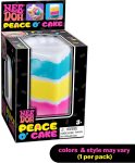 Schylling Needoh Peace O Cake - Sensory Squeeze Toy - Colors May Vary