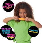 Schylling NeeDoh Teenie Gobs of Globs - Sensory Squeeze Toy - Contains 18 Mini Groovy Globs - 1.25 Wide - Multicolored