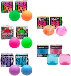Schylling NeeDoh Teenie 10-Pack - Variety of Mini Squish Toys | Includes Original. Swirl. Ripples. Glow. Nice Ice Baby
