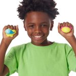 Schylling NeeDoh Dohjee - Sensory Squeeze Toy - Satisfying Dough Filling - 2 Tall - Color May Vary (Pack of 3)