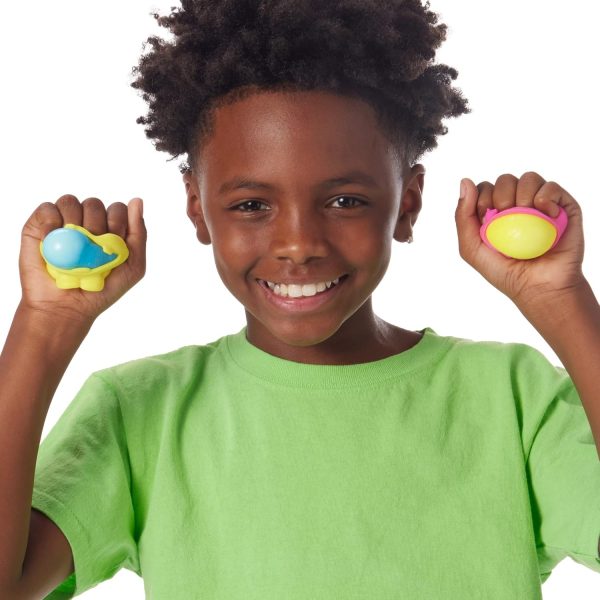 Schylling NeeDoh Dohjee - Sensory Squeeze Toy - Satisfying Dough Filling - 2 Tall - Color May Vary (Pack of 3)